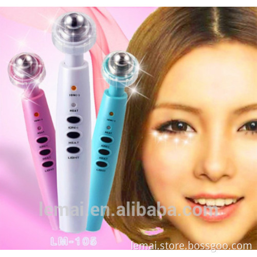 facial eyes LED color photon ultrasonic eye face massager beautiful skin instrument